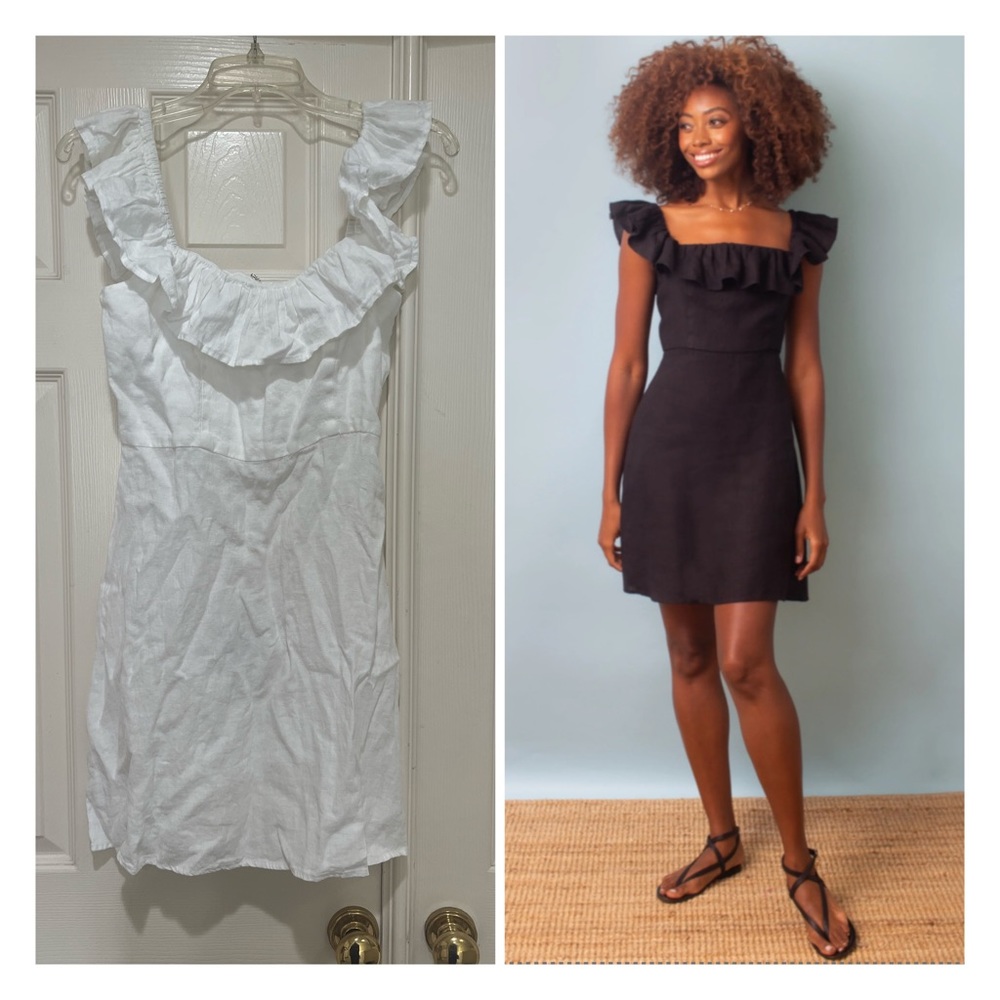 - Honorine Short Colette 100% Linen Beach Resort‎ Dress. Size M